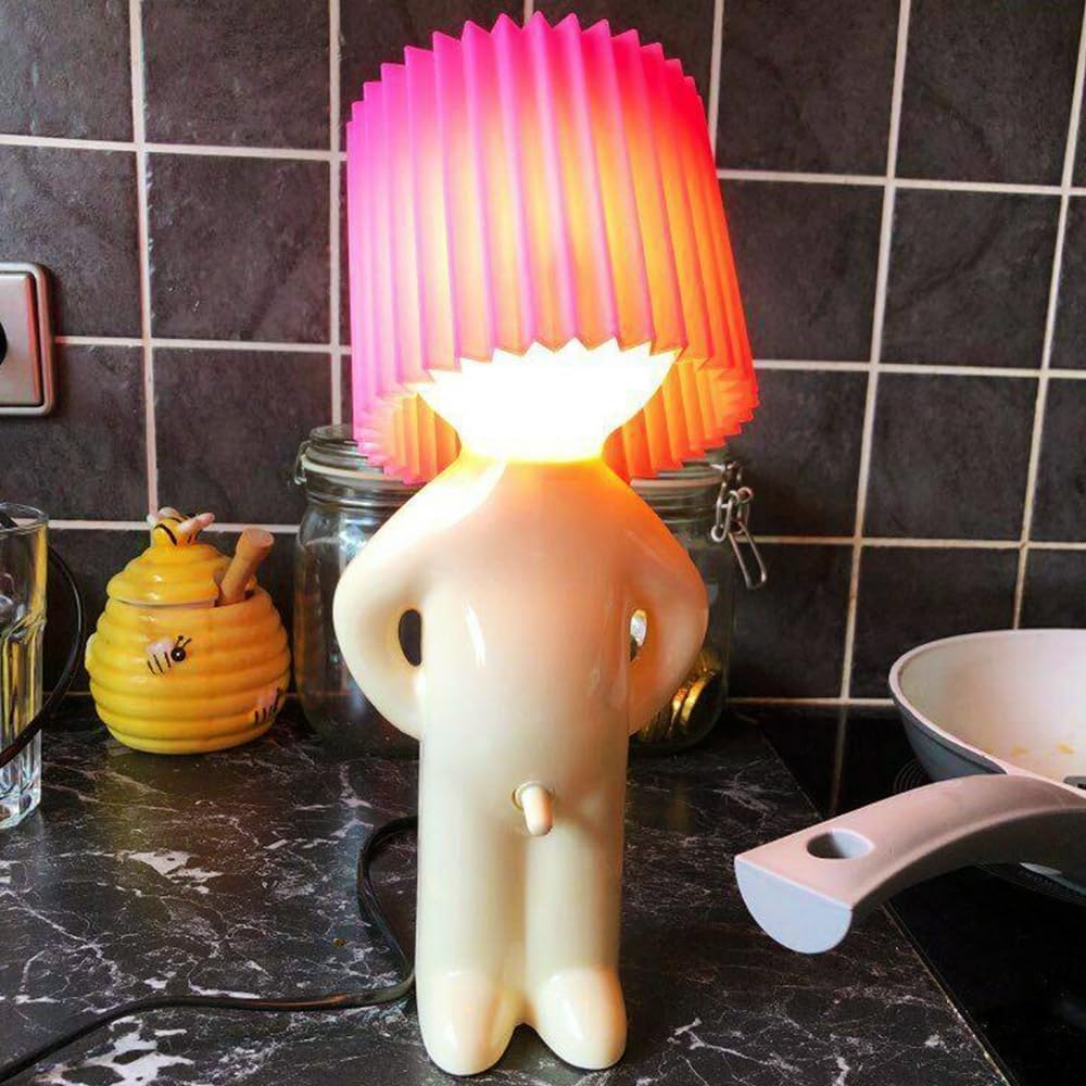 Ribbed Shade Table Lamp