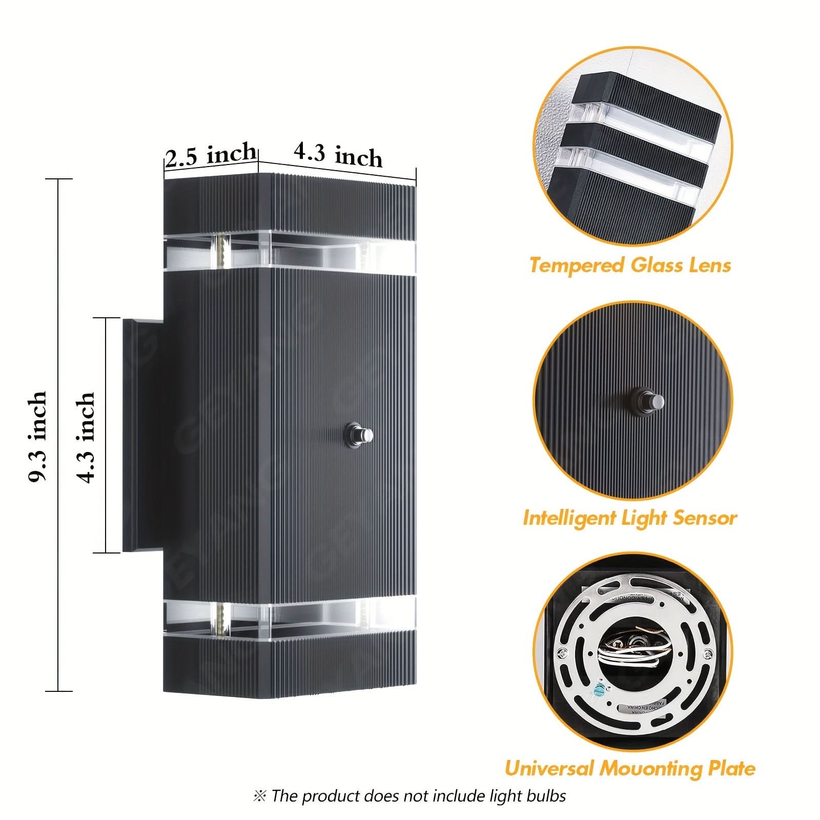 Outdoor Wall Light with Motion Sensor Technology