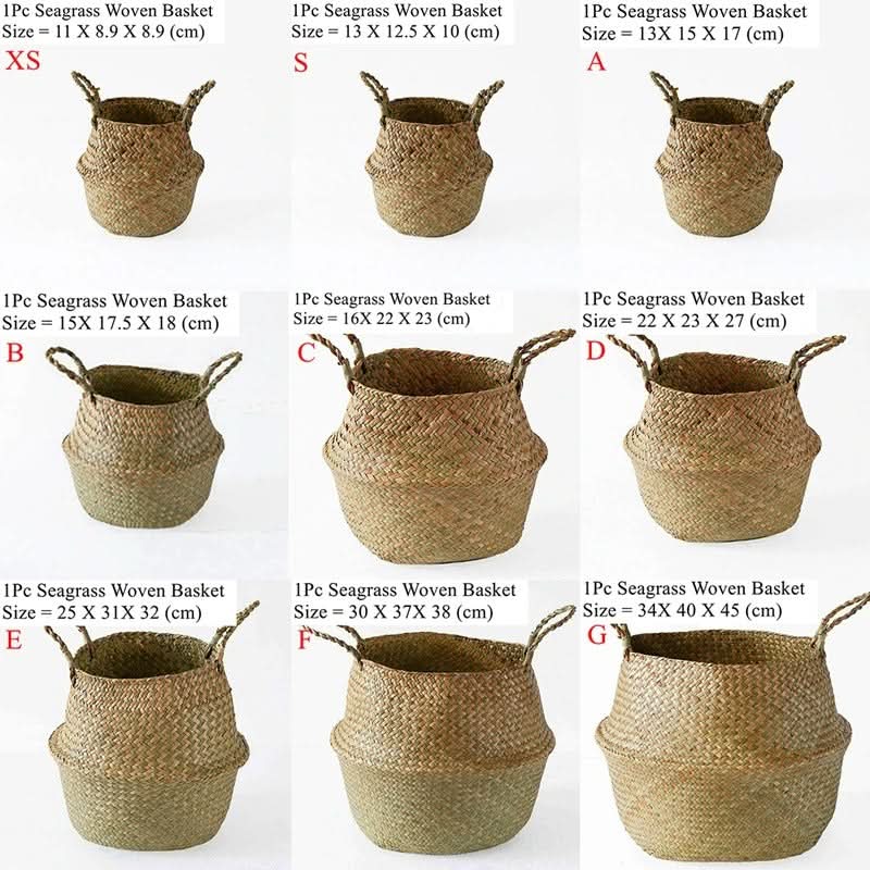 Seagrass Storage Basket – Woven Design for Organizing