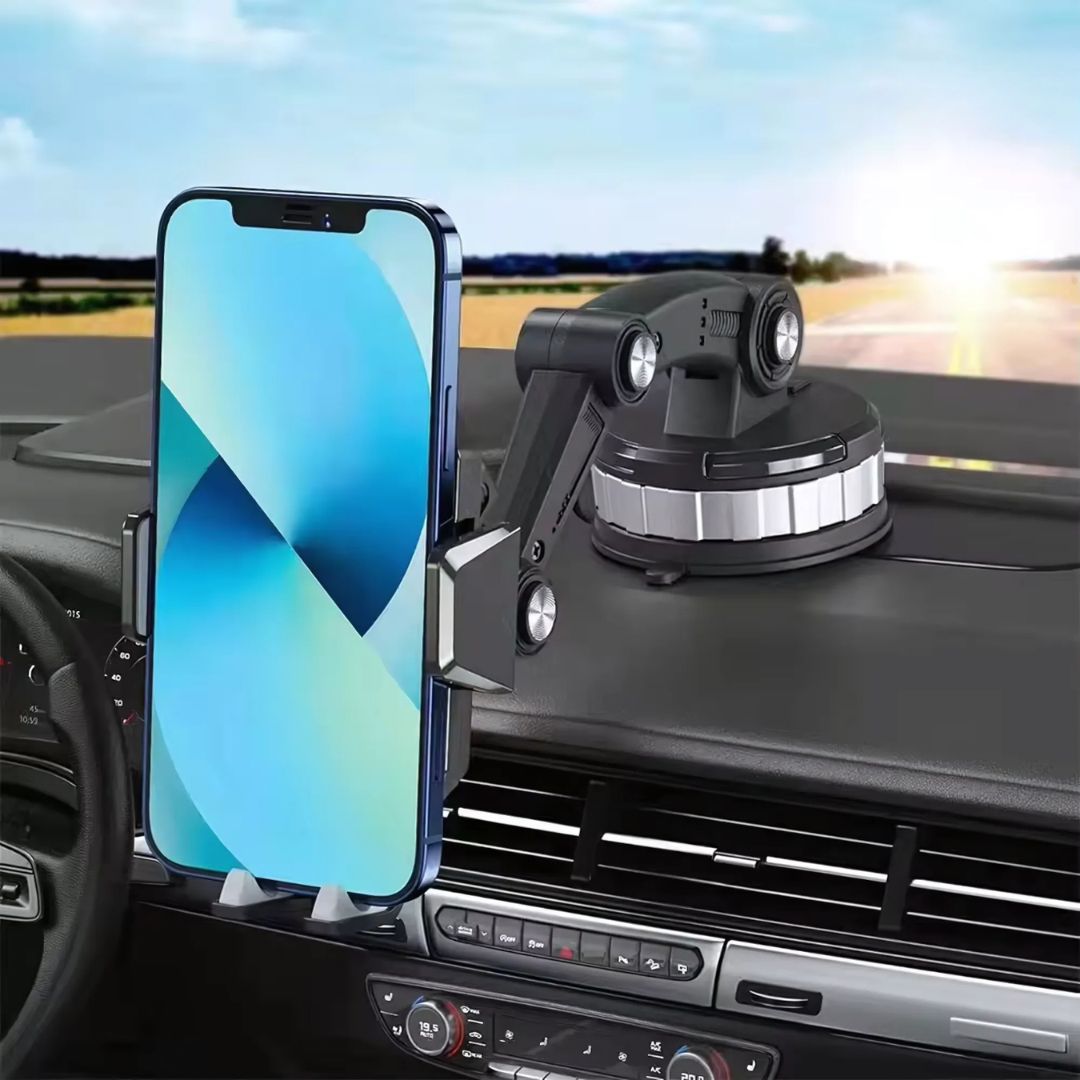 Phone Mount | Suction Cup Smartphone Holder with 360° Rotation | LuxGrip