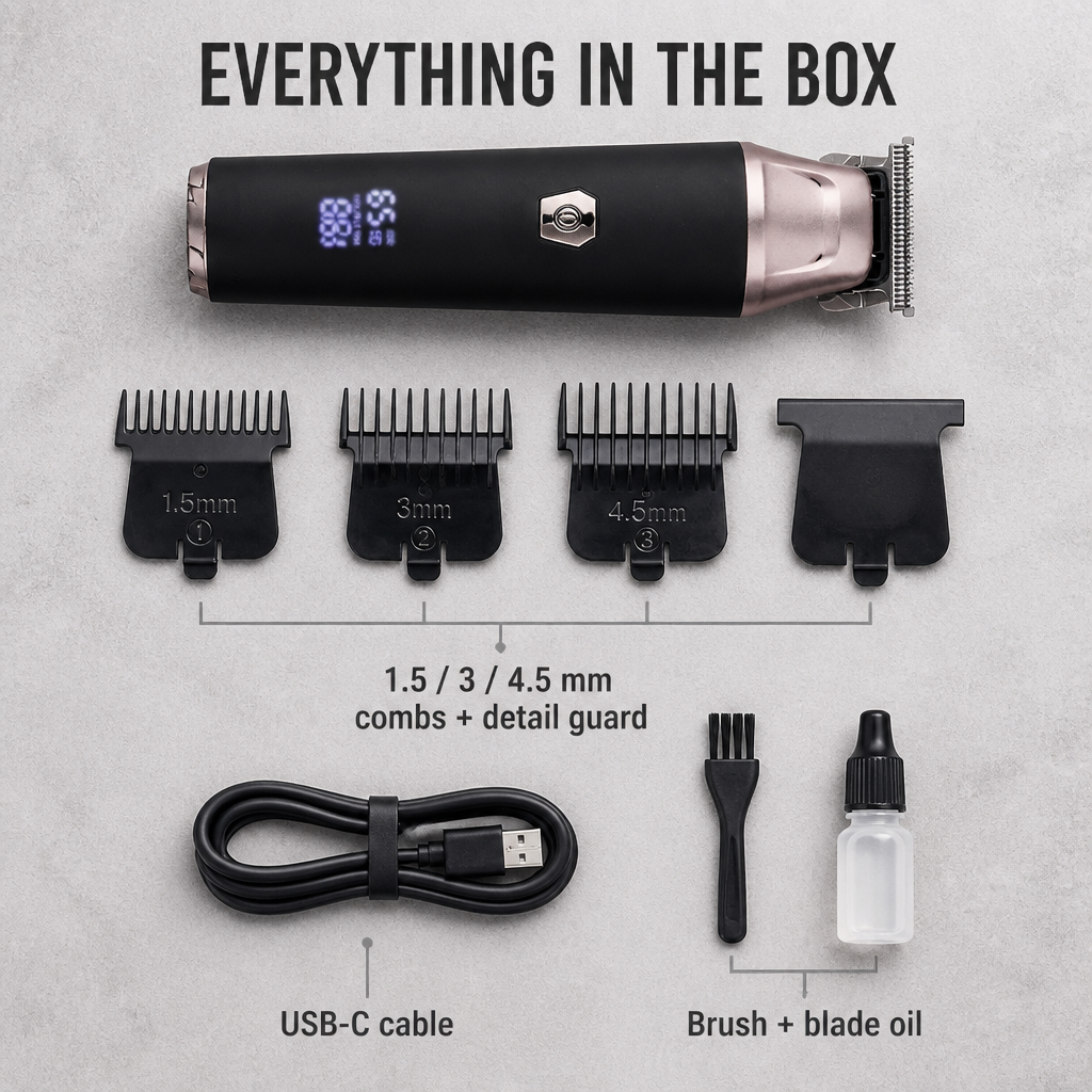 TitanEdge™ — Achieve Pro Fades at Home Without Mid-Cut Battery Failures