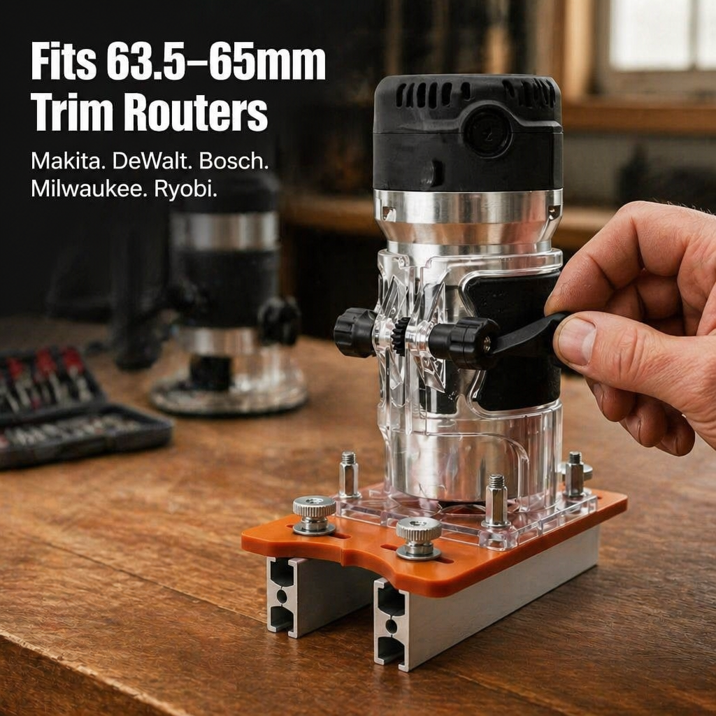 NovaCraft™ — Achieve Clean-Cut Mortises & Slots Without Router Drift