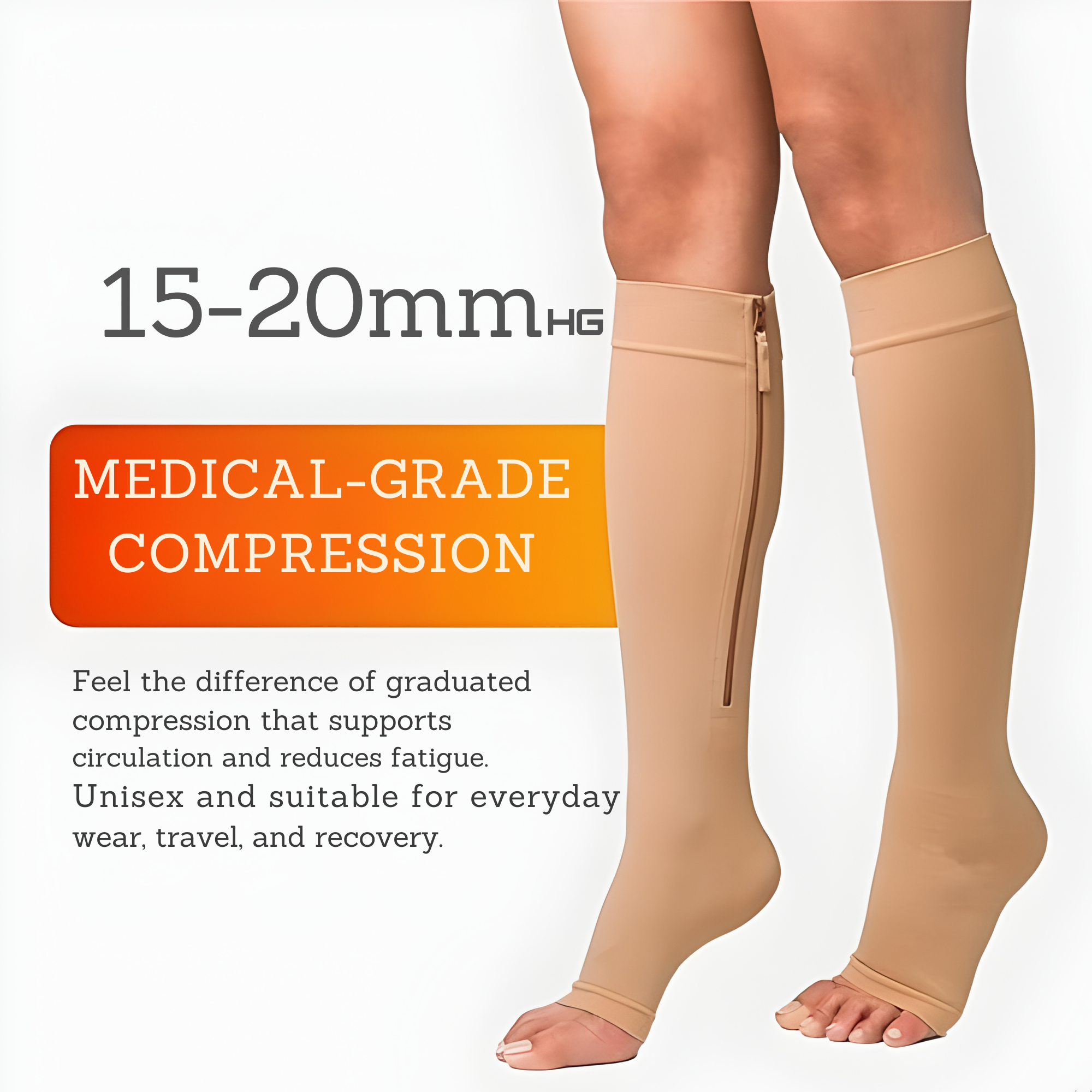LuminaStride™ — Zip On Lightness That Crushes Leg Pain and Fatigue