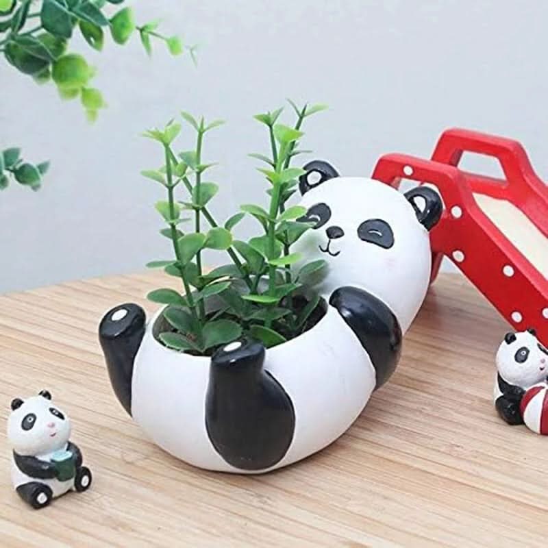 Adorable Panda Succulent Pot for Home Decor
