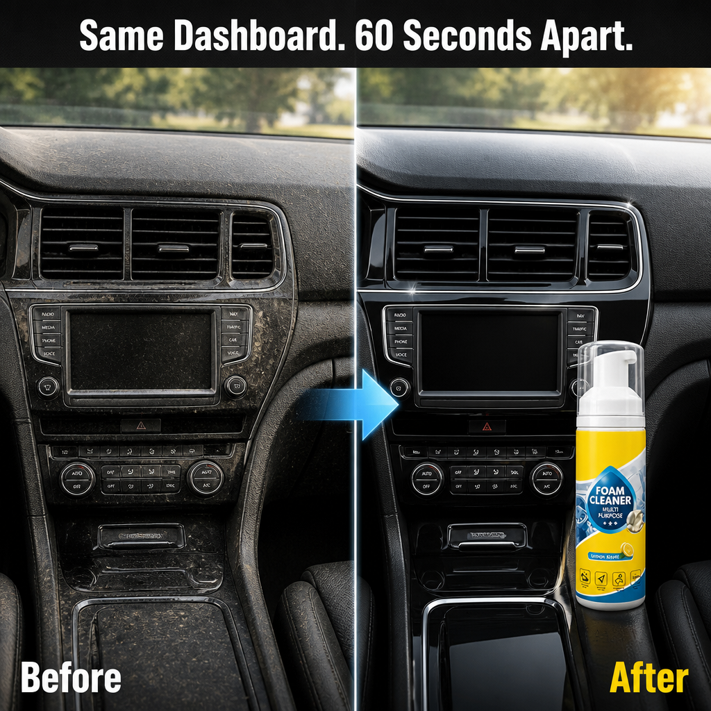 FoamLift™ — Spray, Pause 30 Seconds & Wipe Grease Away from Any Surface