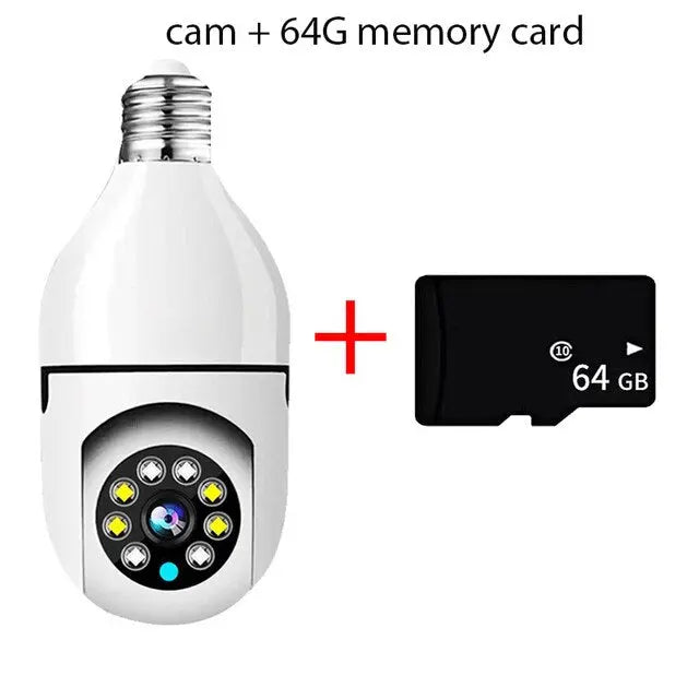 Surveillance Camera | 360° Pan Rotation | Night Vision and Motion Detection | HomeOrbit