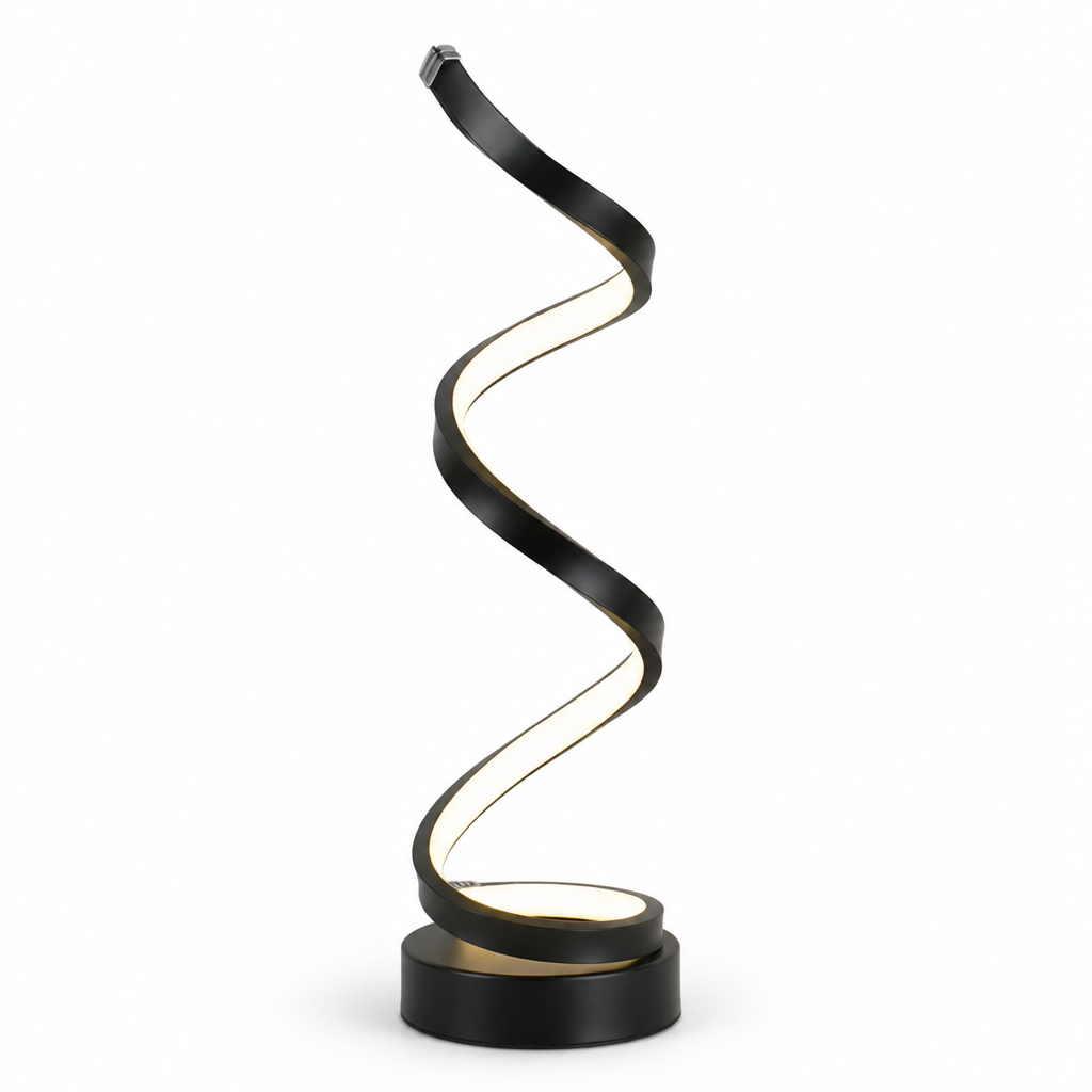 Dimmable Energy-Efficient LED Spiral Table Lamp
