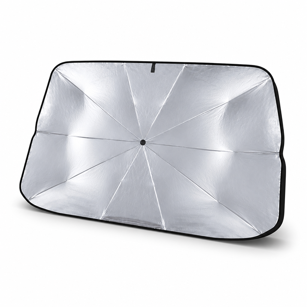 Reflective Aluminum Quick-Open Windshield Sunshade