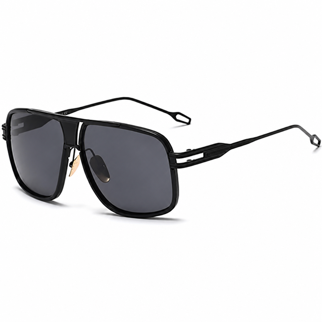 100% UV Protection Lightweight Alloy Aviator Sunglasses