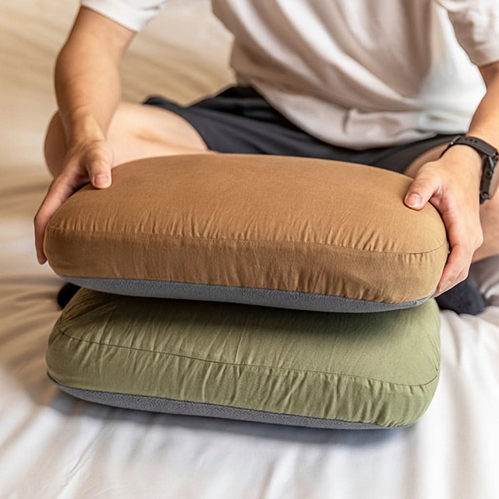 Camping Pillow with Memory Foam for Outdoor Use