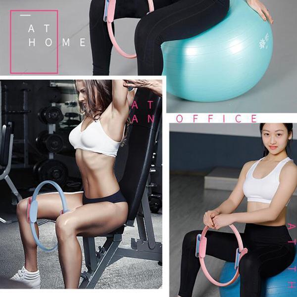 Padded Handle Pilates Circle – Strength and Posture Training Tool