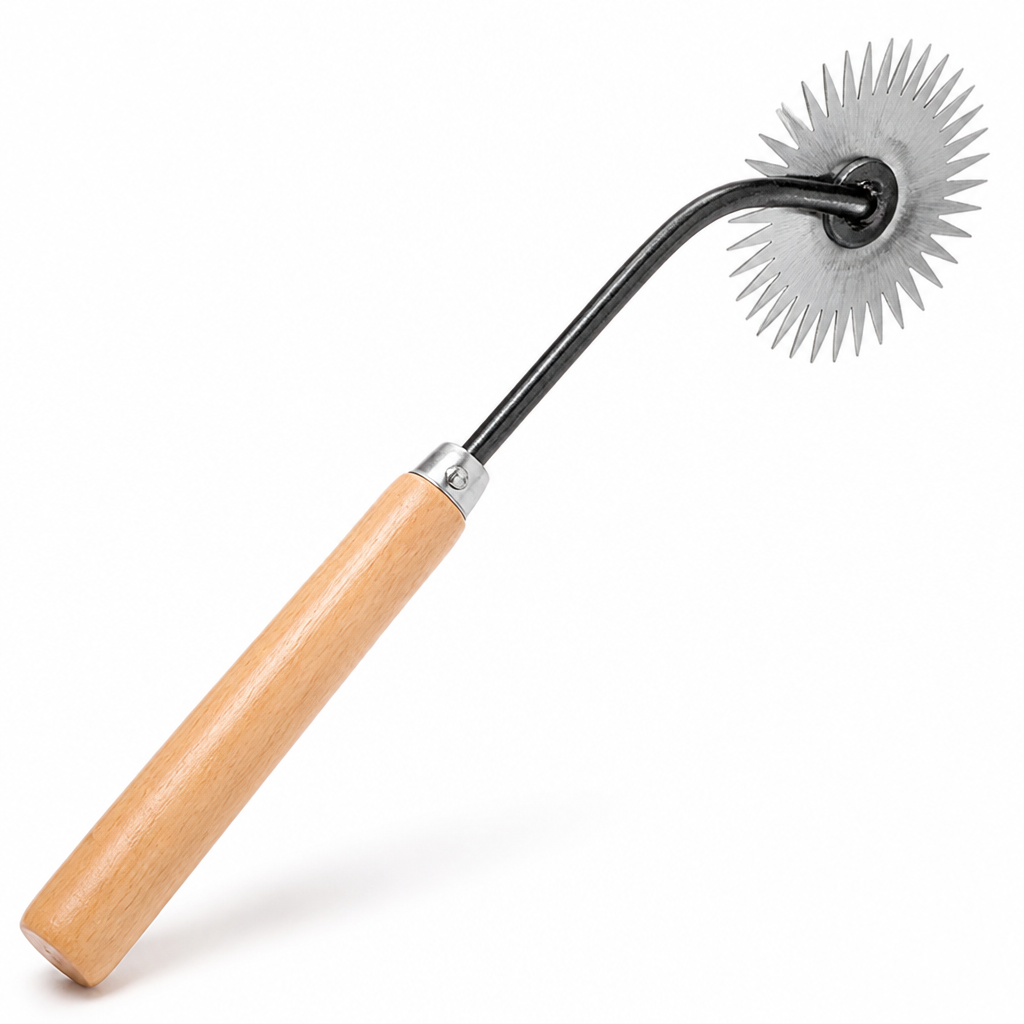 Manganese Steel Rotating Weed Puller (Ergonomic Wood Handle)