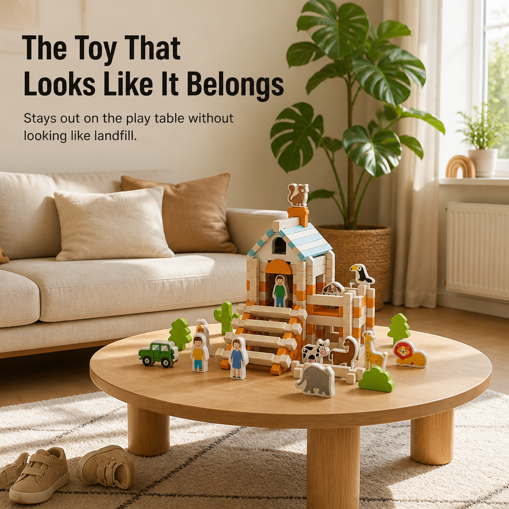LuminoBlocks™ — Create a Wooden Animal World That Keeps Your Kid Playing for Hours