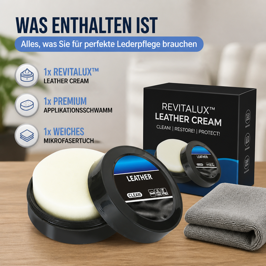 RevitaLux™ Leather Cream — Restore the Soft, Radiant Feeling Your Leather Deserves