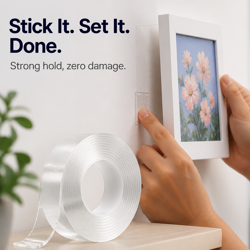 GripMaster™ — Hold Anything Securely Without Damage or Mess