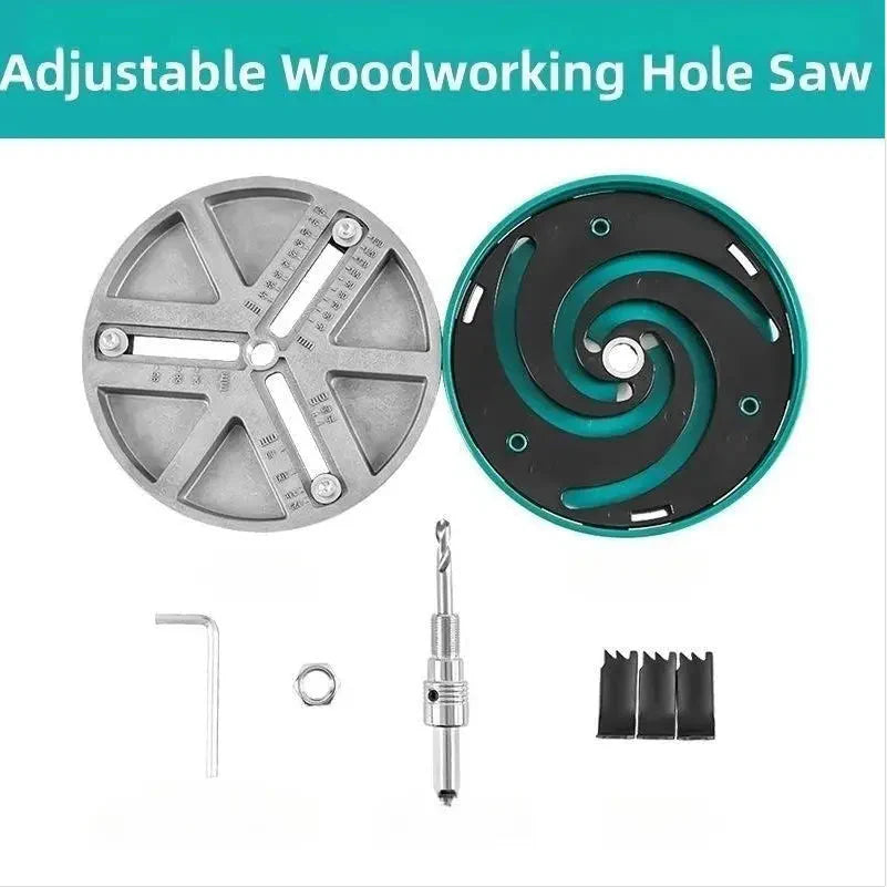 Circle Cutter Drill Attachment – Adjustable 45mm to 130mm