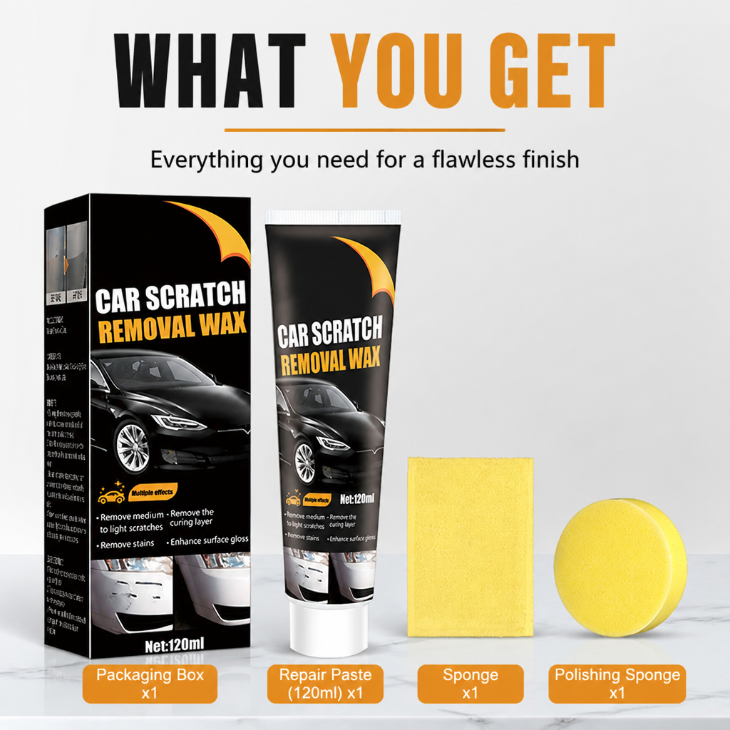 RadiantRide™ Scratch Renewal Paste — Transform Your Car’s Look and Pride in Minutes