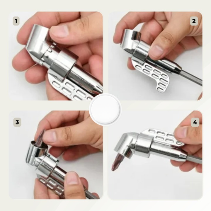 105° Angle Drill Adapter for Accessing Narrow Spaces