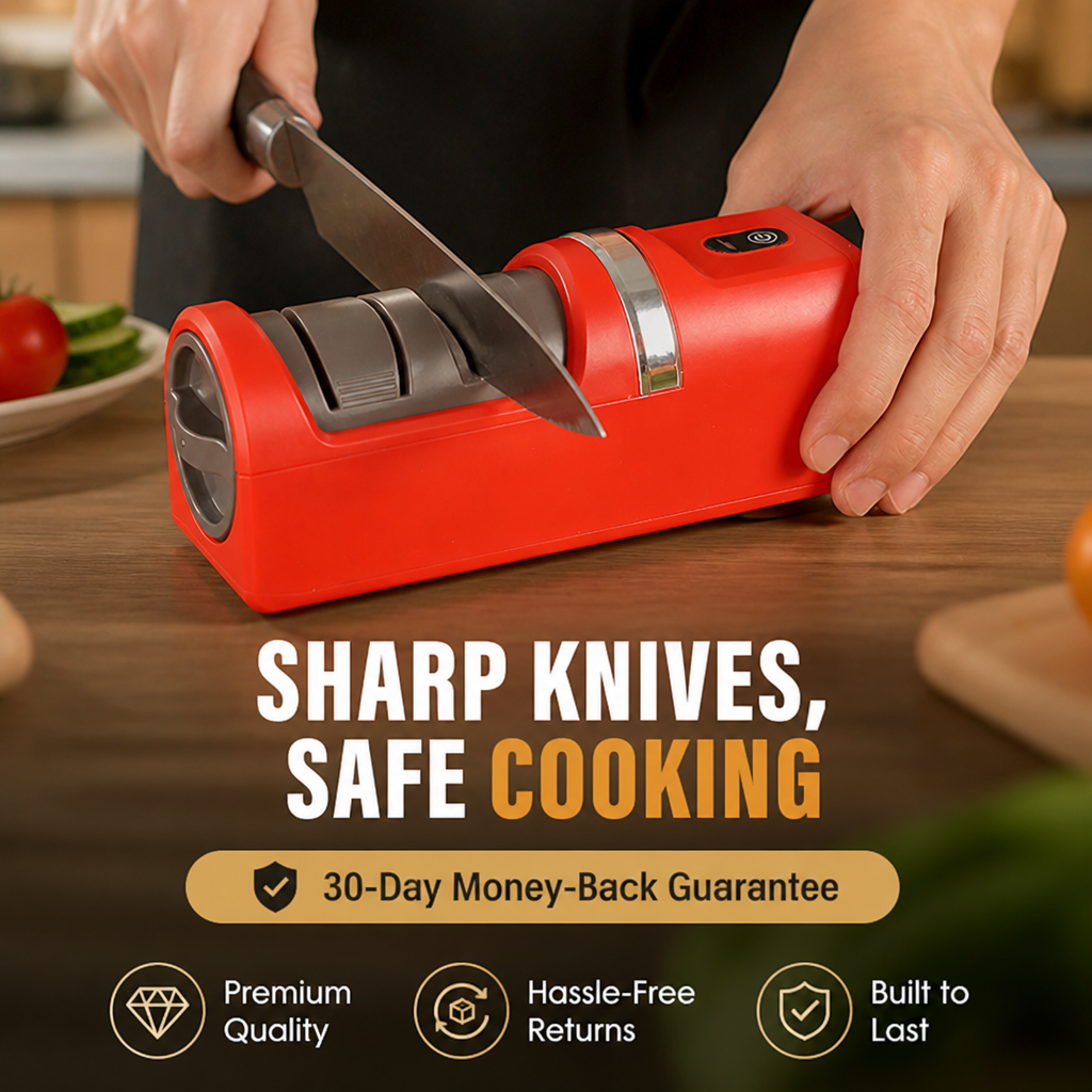 DiamondEdgePro™ — Cut Like a Chef with Blades That Feel Sharper and Safer Instantly
