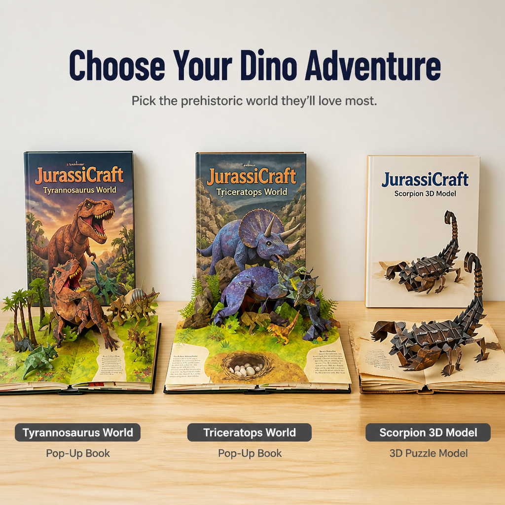 JurassiCraft™ — Ignite Your Child’s Imagination with Jaw-Dropping Dinosaur Adventures