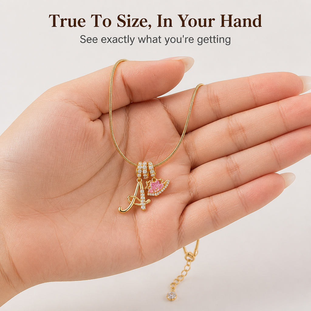 LuminaCharm™ 3-Layer Initial Pendant Necklace — Carry Your Unique Story with Effortless Glam and Confidence