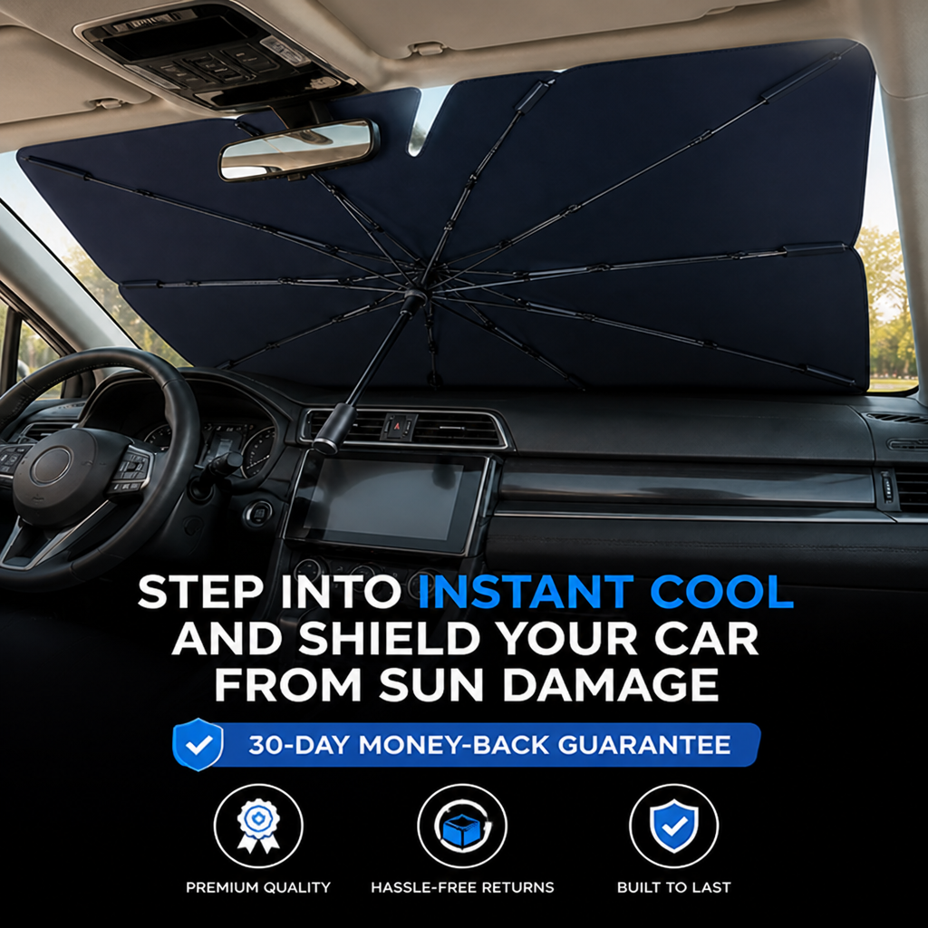 SolarVeil™ — Step Into Instant Cool and Shield Your Car from Sun Damage