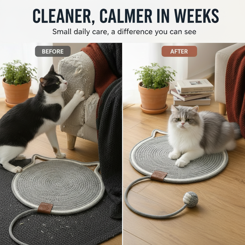 ClawGuard™ — Turn Your Cat’s Scratches Into Happy Purring, Not Ruined Furniture