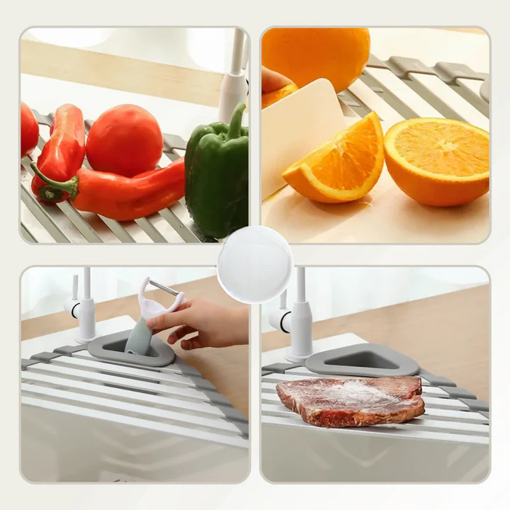 Kitchen Corner Organizer with Direct Sink Water Flow