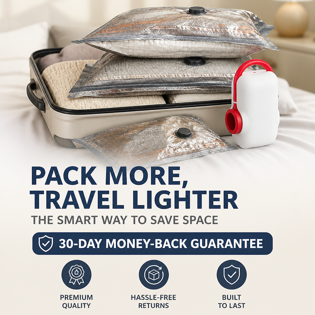 VoyageEase™ — Instantly Shrink Your Bags and Travel Stress-Free Every Time