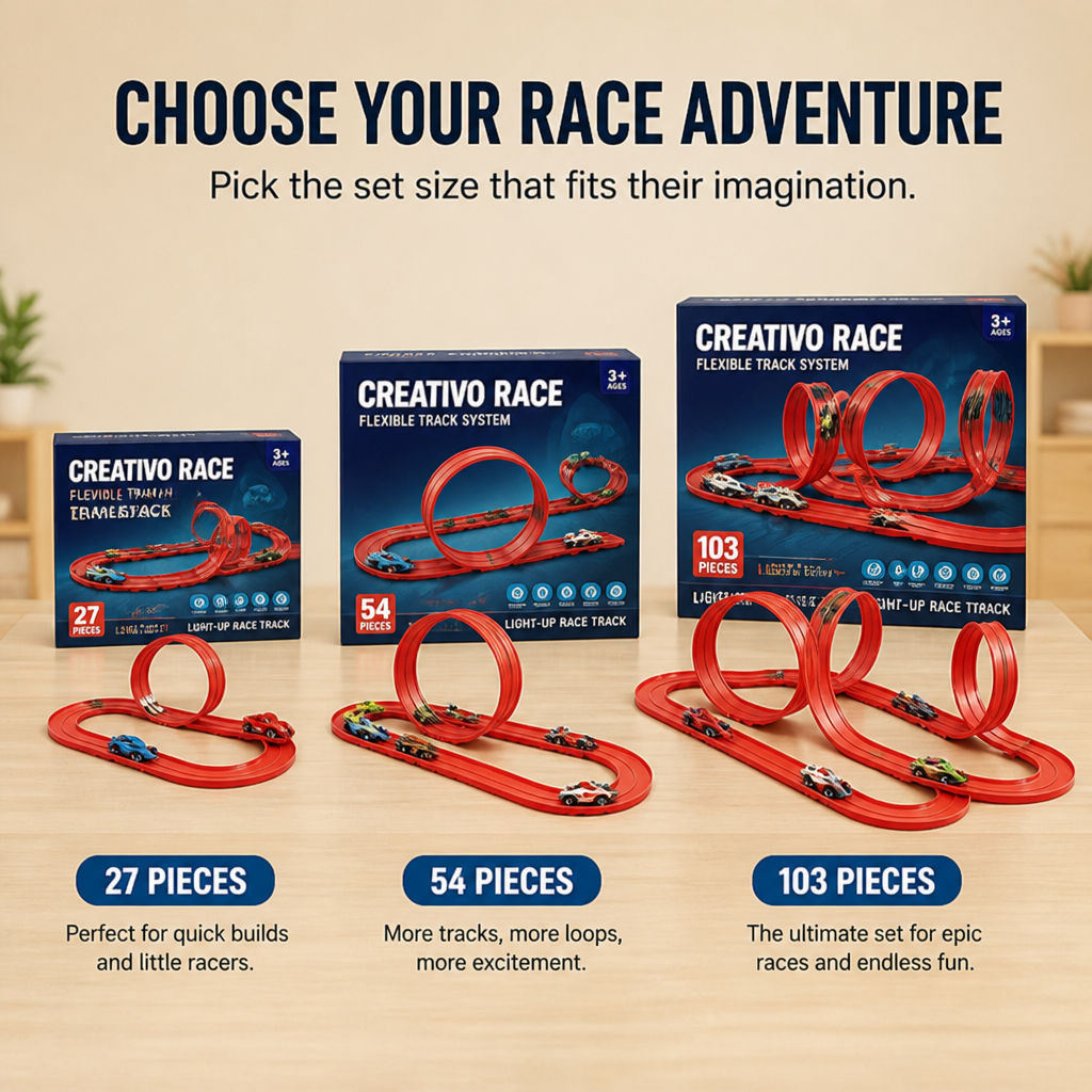 CreativoRace™ — Ignite Creativity and Light Up Every Race with Endless Adventures