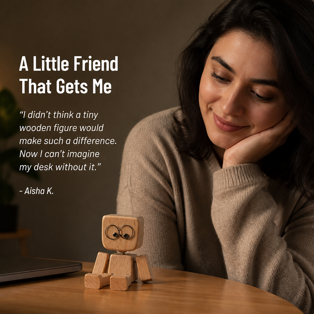 SwayBuddy™ — Instantly Lift Your Spirits with a Handcrafted Friend That Swings to Your Mood