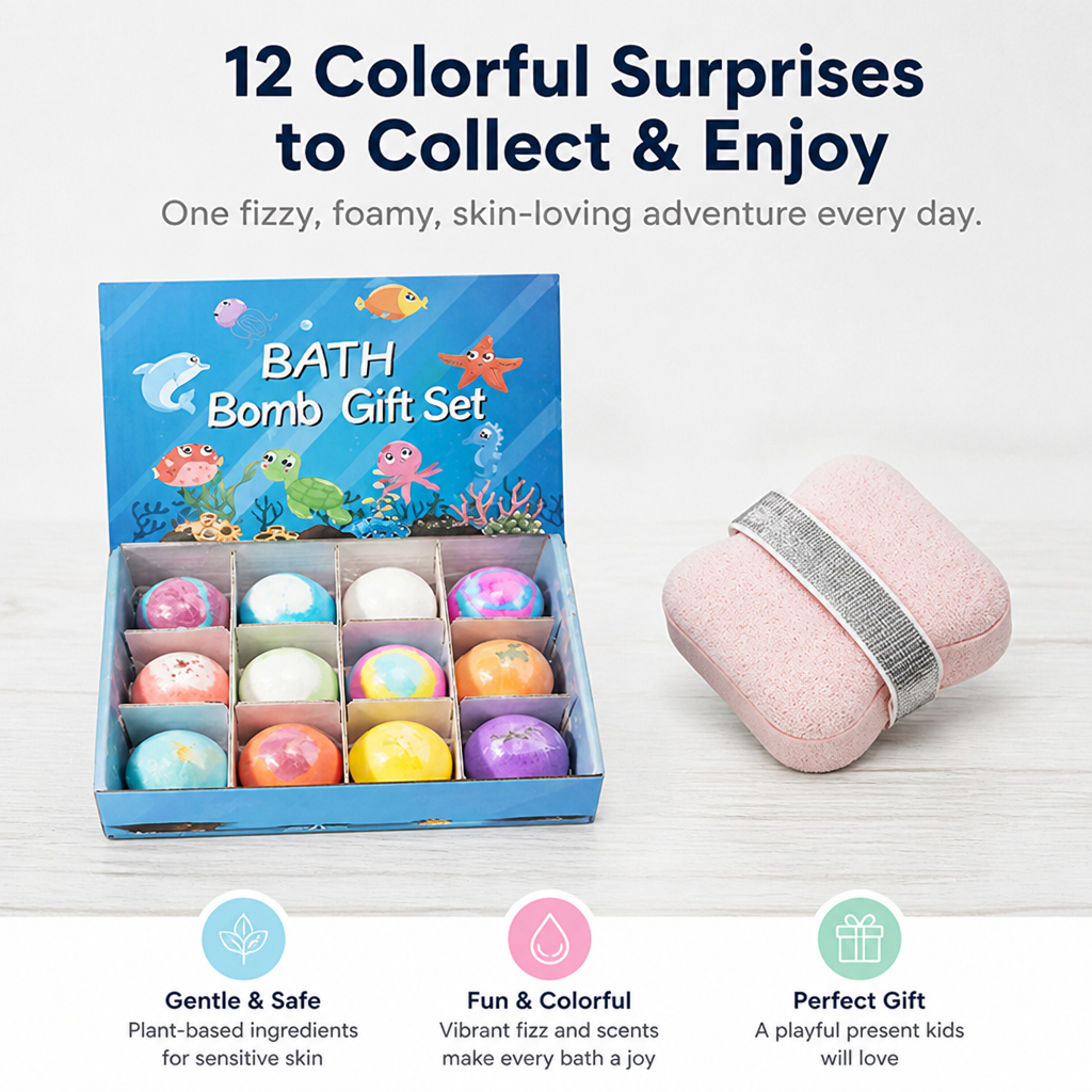 AquaTreasure™ — Ignite Your Child’s Joy with Every Colorful, Skin-Soothing Bath Surprise