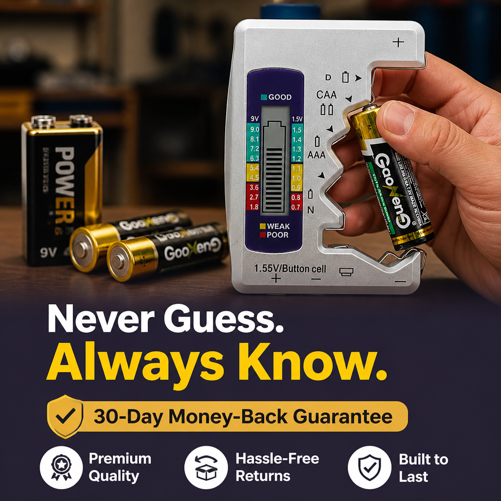 PowerPulse™ — Test Any Battery in Seconds and Stop Tossing Ones That Still Work