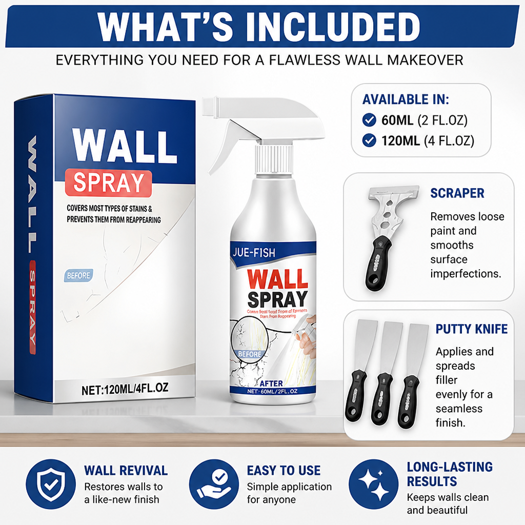 WallRevive™ — Effortless Wall Renewal That Keeps Your Home Spotless and Stunning