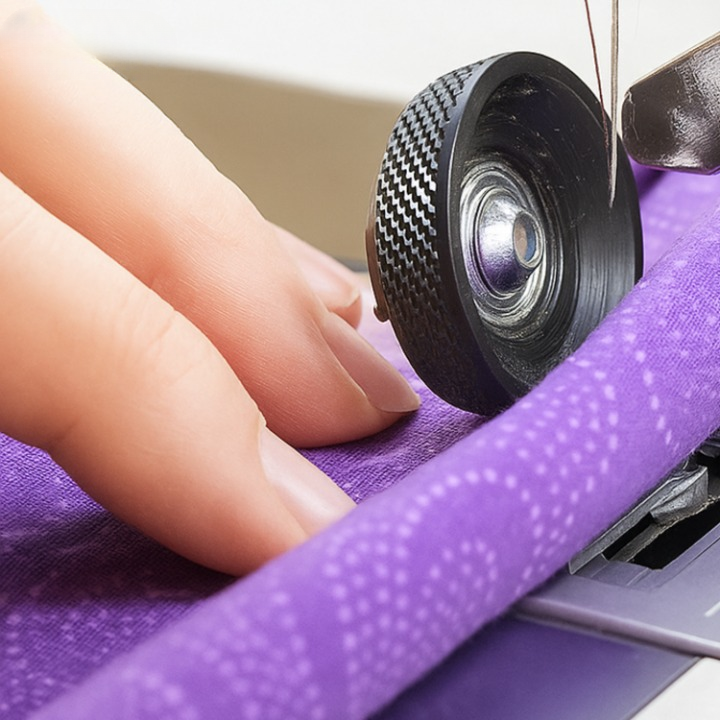 Leather Sewing Foot Attachment with Rolling Design