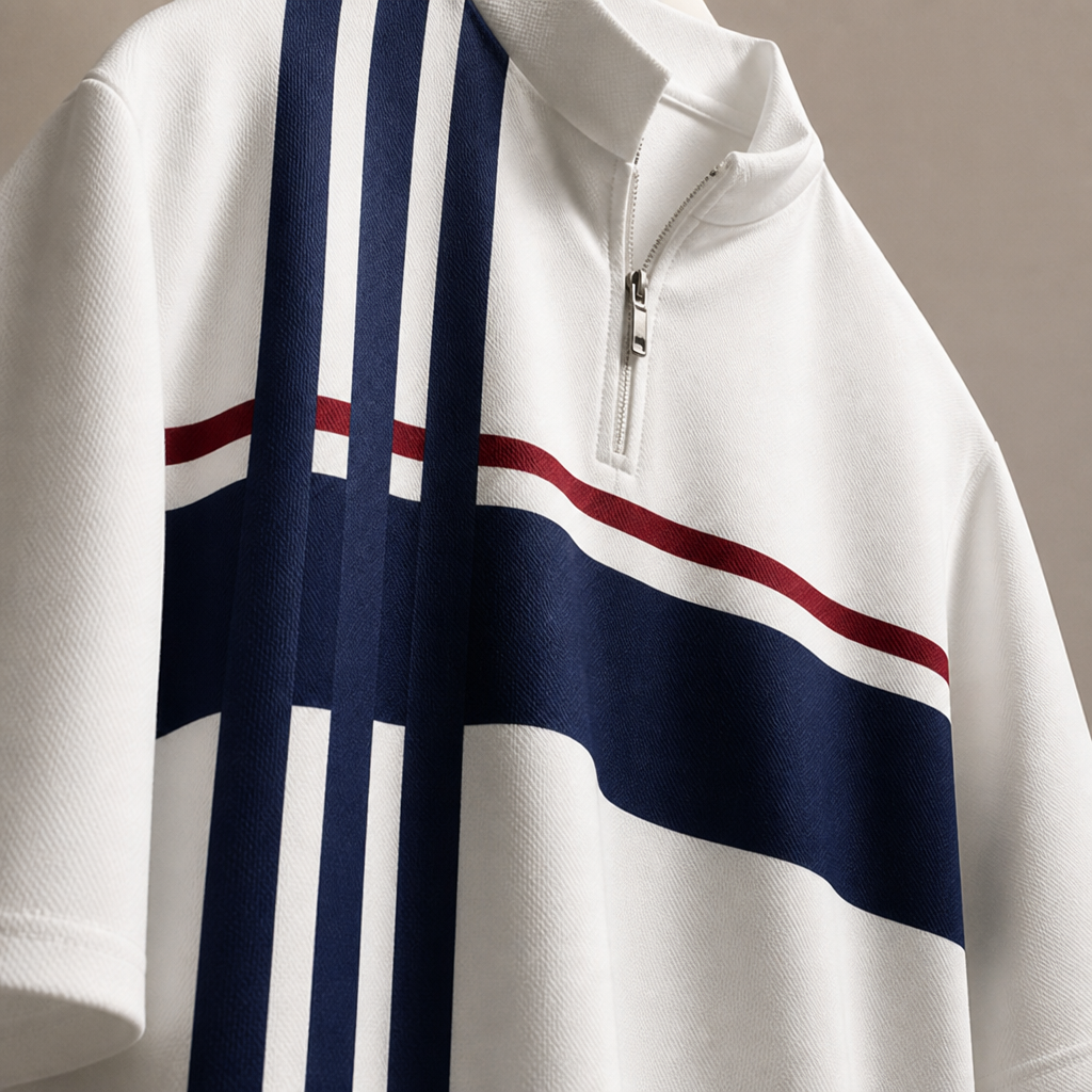 Zip-Collar Shirt & Shorts Set™ — Feel Fresh, Move Freely, Command Every Moment
