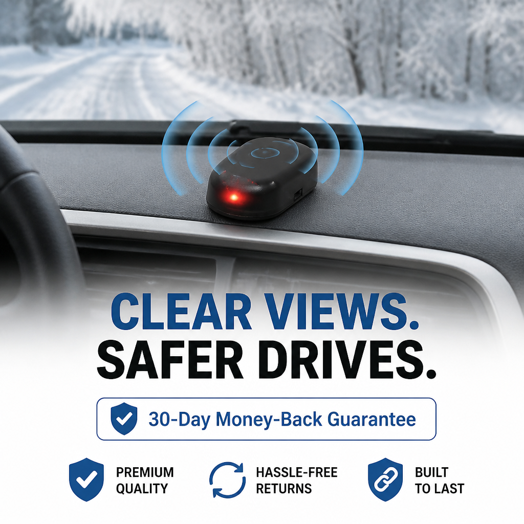FrostGuard™ — Melt Frost Instantly for Clear, Safe, Stress-Free Winter Drives
