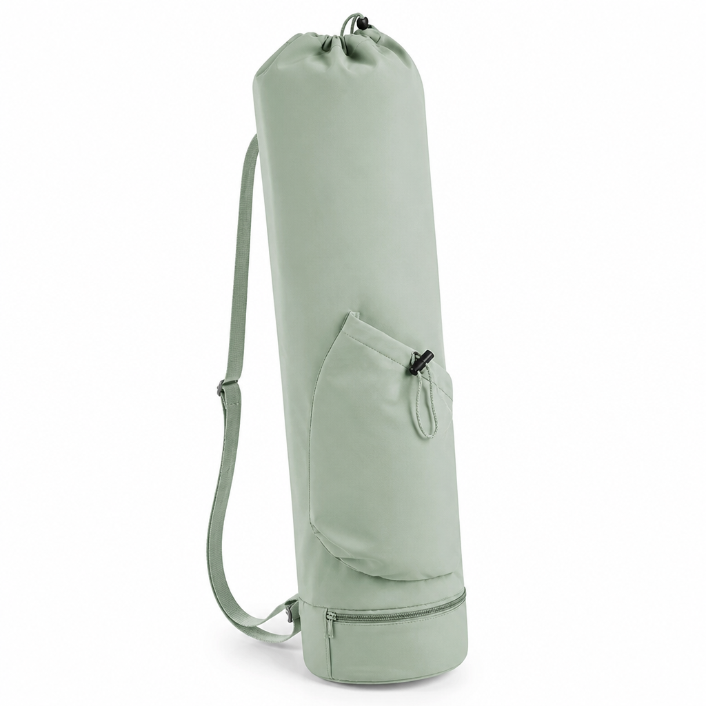 Water-Resistant Wet Pocket Yoga Mat Bag (Adjustable Strap)