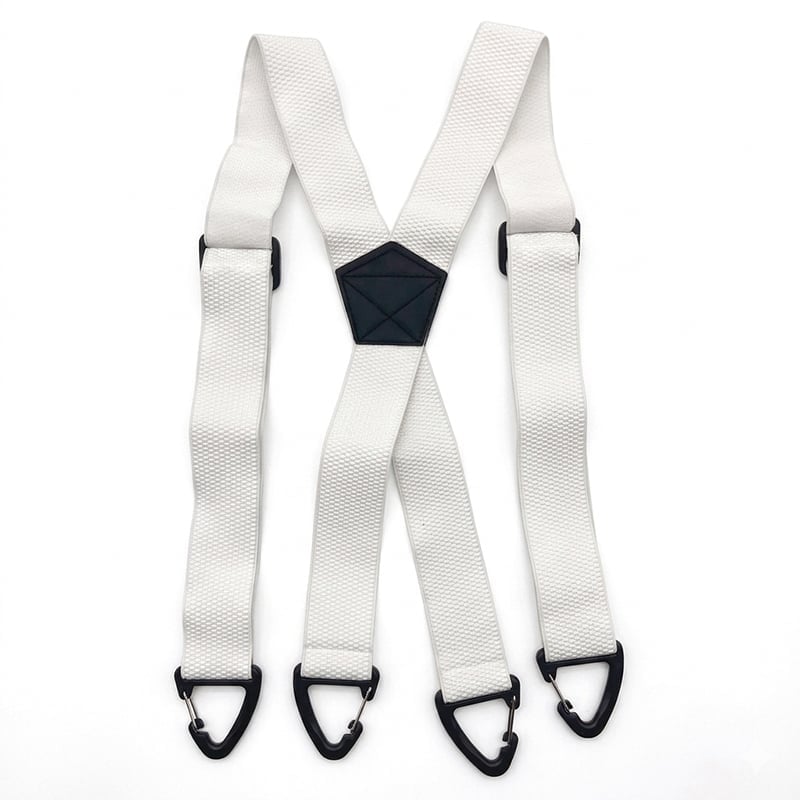 Adjustable Non-Slip Suspenders with Four Clips