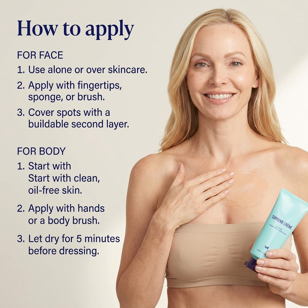 LumaSheer™ — Conceal Spider Veins, Scars & Dark Spots With One 12-Hour Swipe