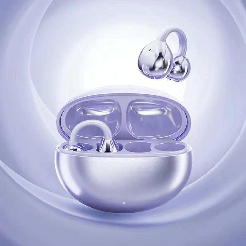 GlideWave™ Ear Clip Headphones — Experience All-Day Comfort with Jaw-Dropping, Crystal-Clear Sound That Moves With You