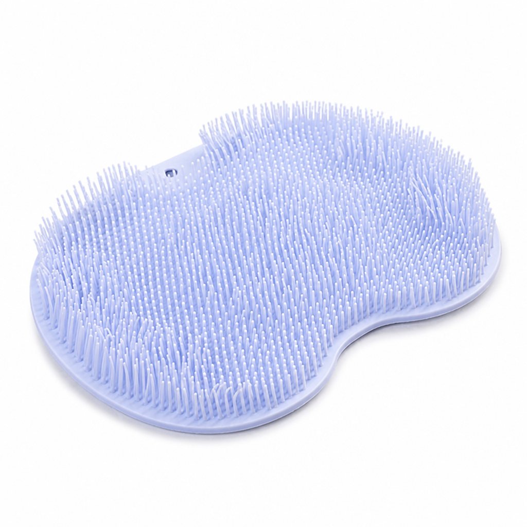 Silicone Non-Slip Suction Cup Shower Scrubber