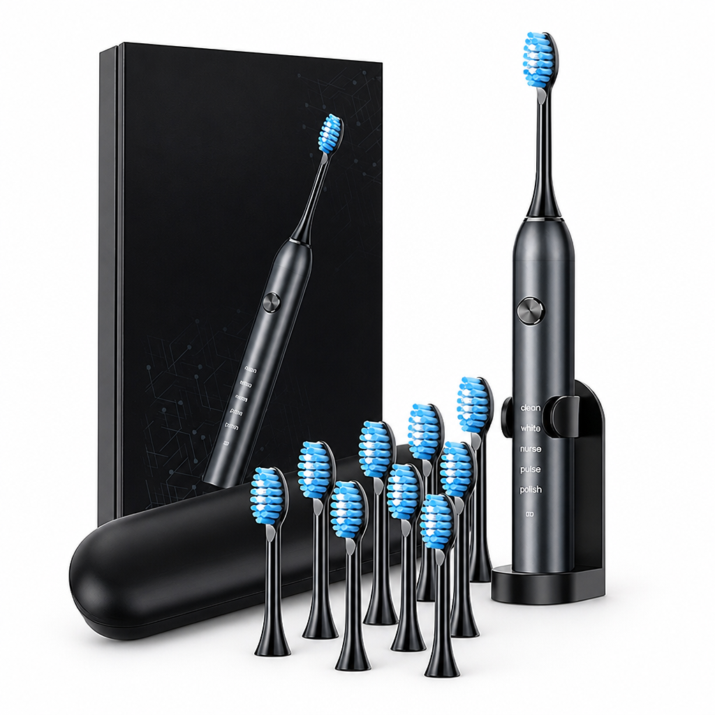 High-Speed USB-Rechargeable 5-Mode Electric Toothbrush