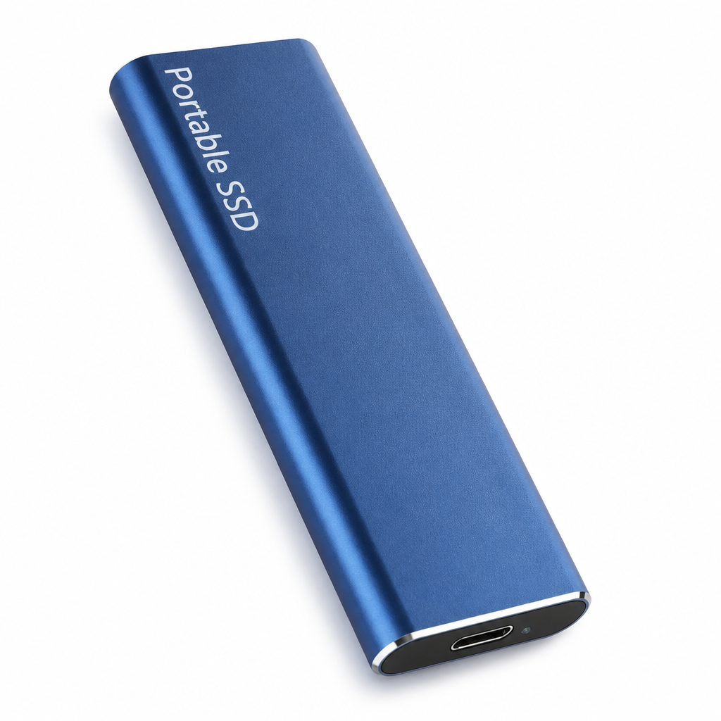 4TB USB-C Portable External Hard Drive (PC & Mac Compatible)