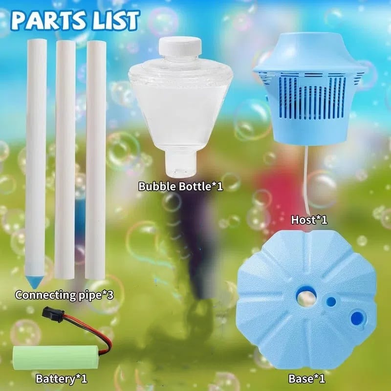 Adjustable Stand Automatic Bubble Machine – 20,000 Bubbles/Minute
