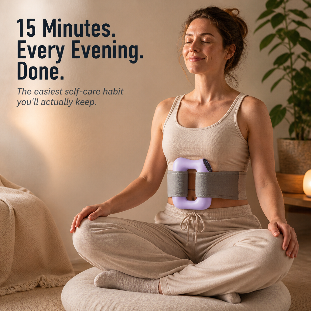 FasciaRoll™ — Release Persistent Belly Tightness In Just 15 Silent Minutes Daily