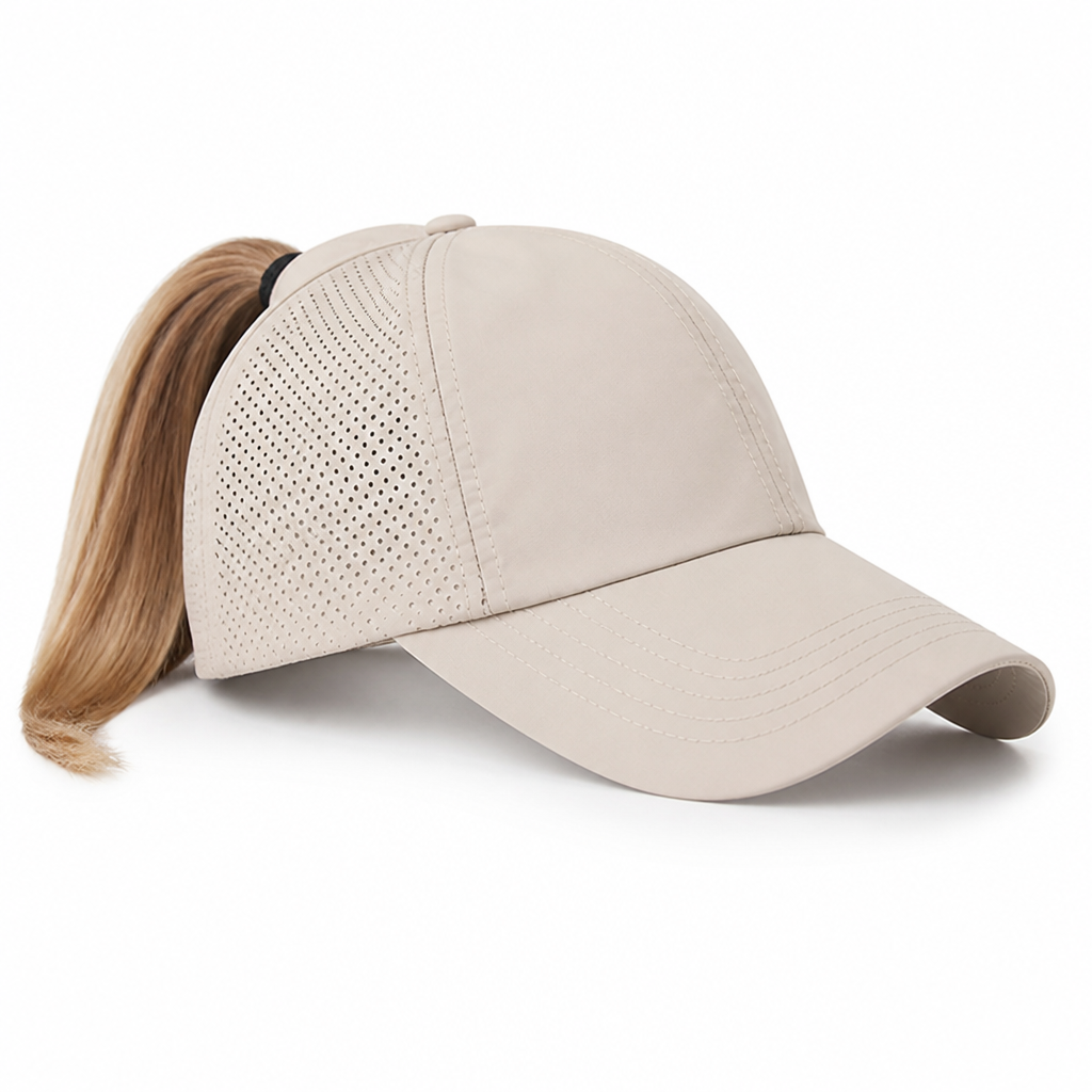 Breathable Mesh Quick-Drying Baseball Cap (Ponytail Opening)