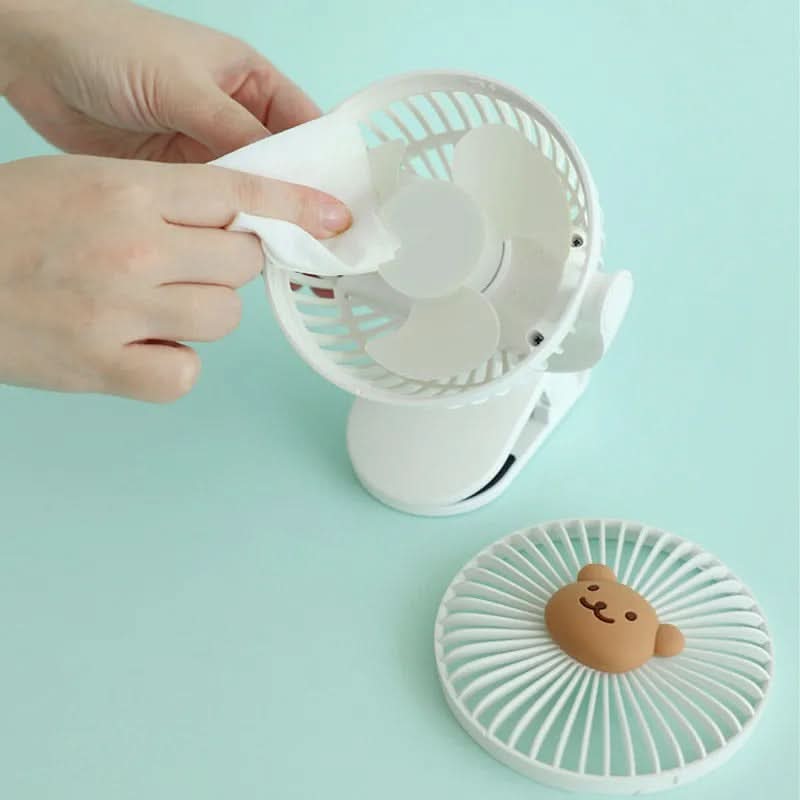 Rechargeable Clip-On Fan for Portable Use
