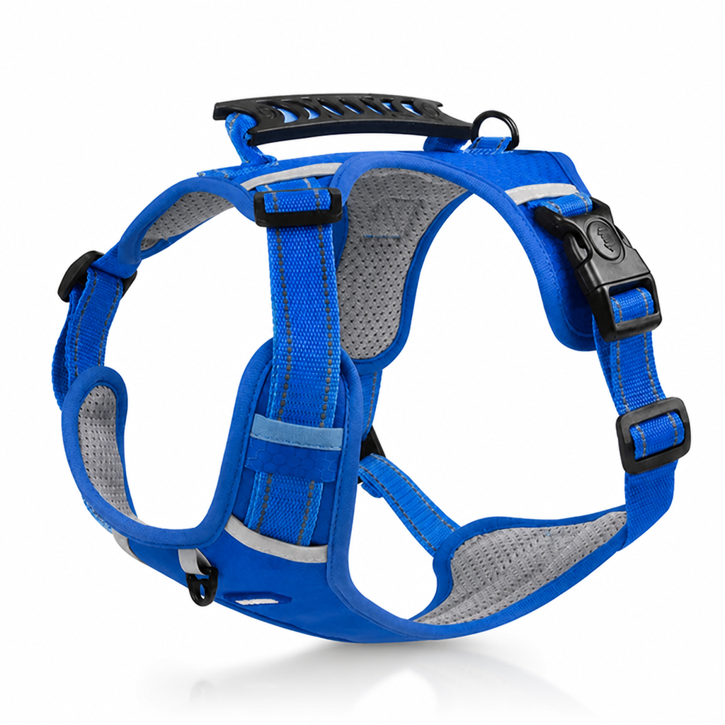 No-Pull Padded Reflective Dog Harness