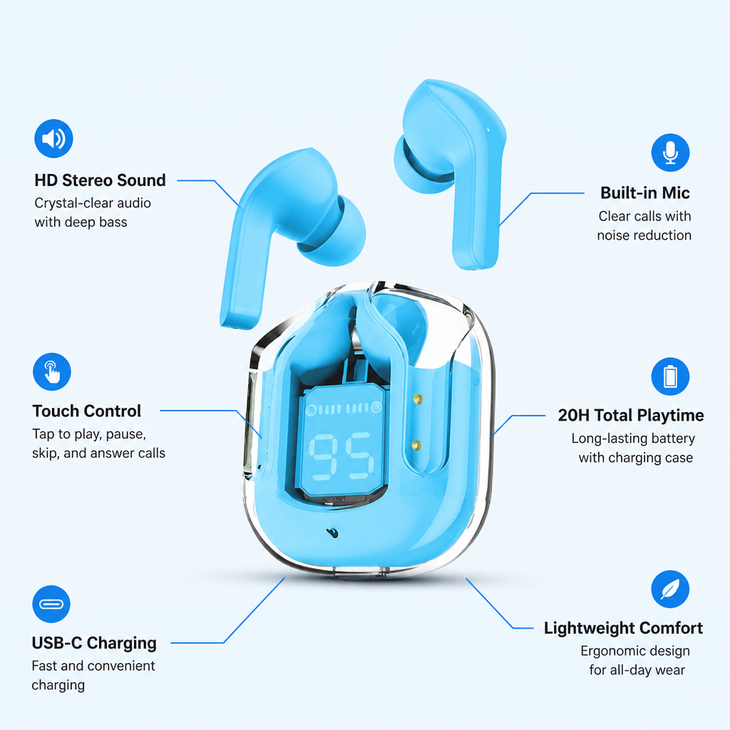 VystaTune™ — Lose Yourself in Crystal-Clear Sound and Unmatched Comfort All Day Long